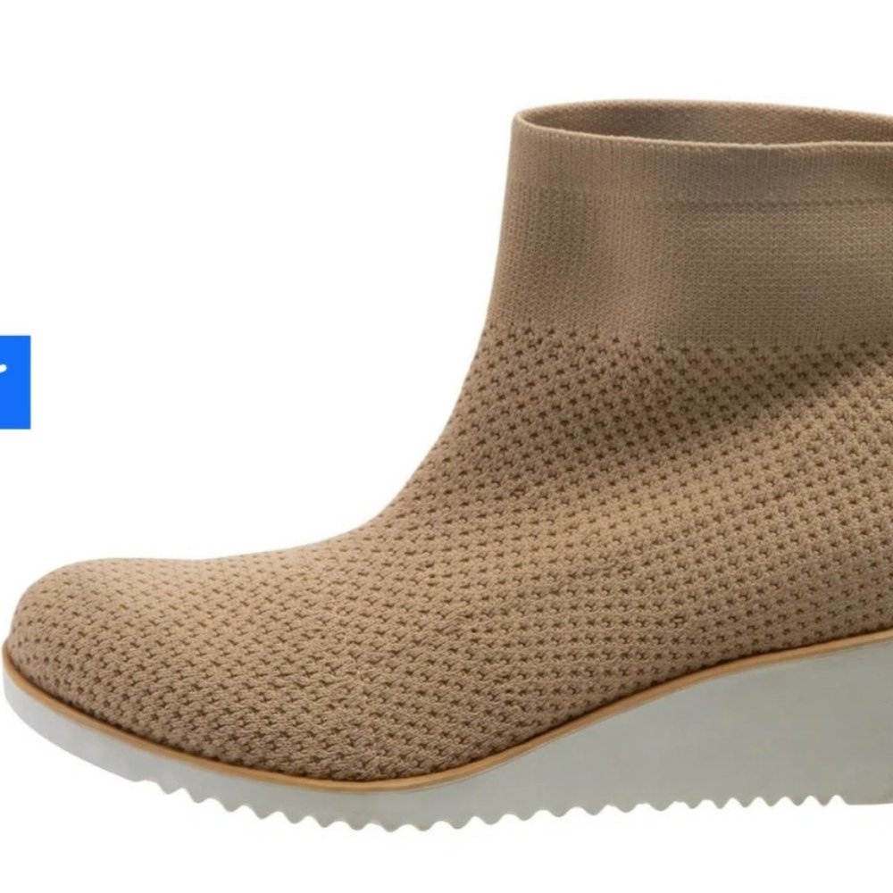 Caramel Latte Sock Bootie Size 12